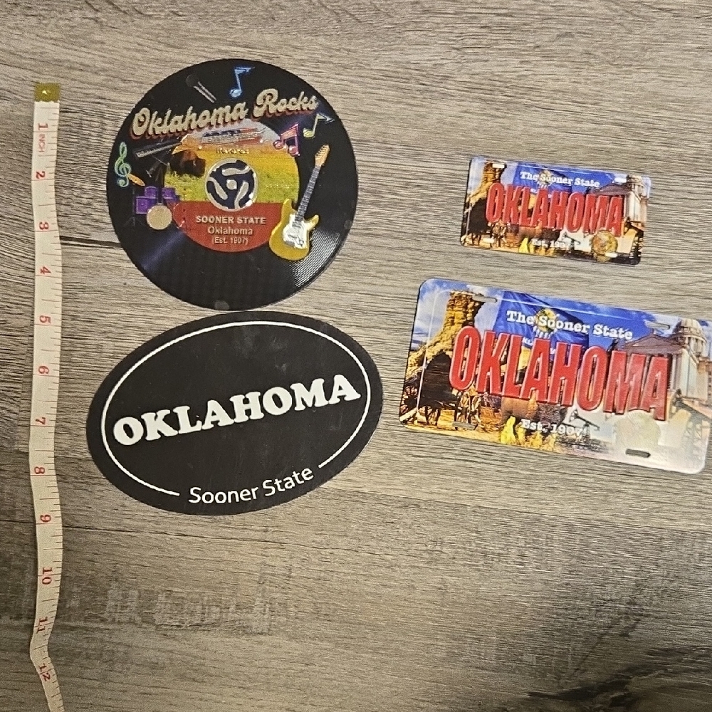 Oklahoma Souvenir Sticker Set - Picture 3 of 8